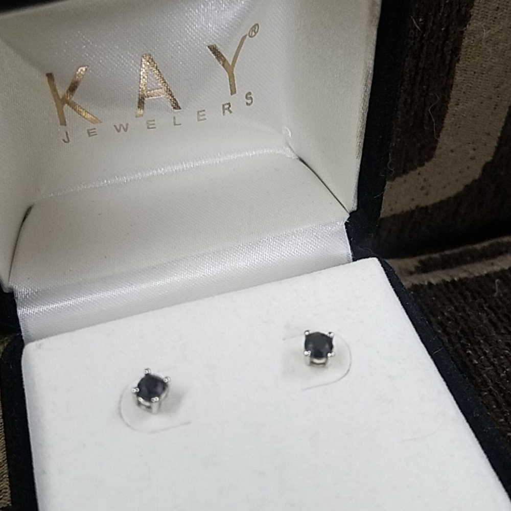 Genuine Black Diamond Earrings